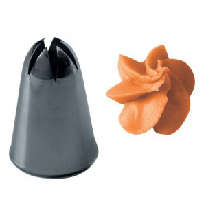 Насадка кондитерская  "Цветок" D 2см h 4,5см, нерж.сталь BC0855