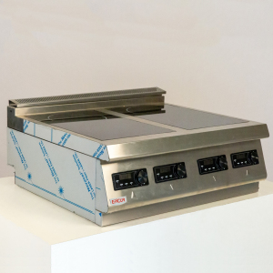 Плита индукционная настольная, 4 конфорки 4х3.5кВт, 2 поверхности сплошные (Новое, после выставок)