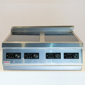 Плита индукционная настольная, 4 конфорки 4х3.5кВт, 2 поверхности сплошные (Новое, после выставок)