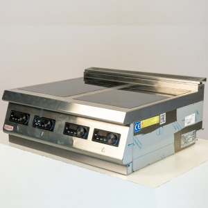 Плита индукционная настольная, 4 конфорки 4х3.5кВт, 2 поверхности сплошные (Новое, после выставок)