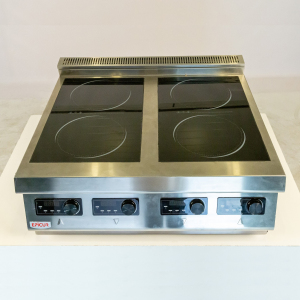 Плита индукционная настольная, 4 конфорки 4х3.5кВт, 2 поверхности сплошные (Новое, после выставок)