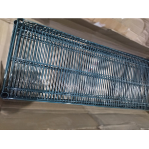 Полка решетчатая для стеллажа, 1524х760х31мм, сталь с покрытием Metroseal3-Microban, для влажных помещений (Уценённое)