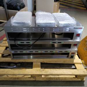 Мультихолдер, 3 ячейки, общая вместимость 12GN1/3-65, электронная регулировка температуры, блок упр.справа, таймеры с 2-х сторон (б/у (бывший в употре