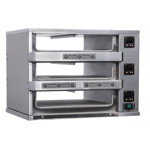 Мультихолдер, 3 ячейки, общая вместимость 6GN1/3-65, электронная регулировка температуры, блок упр.справа, таймеры с двух сторон (б/у (бывший в употре