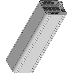 Облучатель закрытого типа (рециркулятор) ультрафиолетовый, производительность  60м3/ч, 2 лампы по 16Вт (б/у (бывший в употреблении))