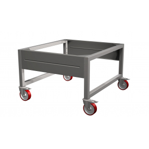Подставка под печь для пиццы конвейерную RoboChef 460, 815х915х550мм, открытая, обвязка с 2-х сторон, нерж.сталь, колеса (б/у (бывший в употреблении))