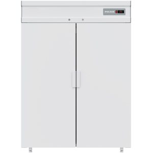 Шкаф морозильный, GN2/1, 1400л, 2 двери глухие, 8 полок, ножки, -18С, дин.охл., белый, R290 (Уценённое)