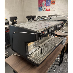 Кофемашина рожковая полуавтоматическая, 2 группы высокие, бойлер 11л, черная, 380V, экономайзер (Новое, после выставок)