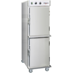 Шкаф тепловой, 2х10GN1/1, 2 двери глухие, +30/+95С, нерж.сталь, управление электромеханическое, колеса, система 3D Surround Heat (Новое, после выставо