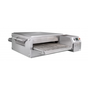 Печь для пиццы конвейерная, электрическая, настольная, 1 камера  800х1000мм, управление электронное, нерж.сталь, 130 пицц/ч D 300мм (б/у (бывший в упо