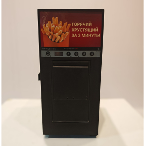 Фритюрница-автомат электрическая настольная, 12кг/ч, 1 ванна 6.5л, управление электронное, 1 корзина, черная (б/у (бывший в употреблении))