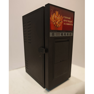 Фритюрница-автомат электрическая настольная, 12кг/ч, 1 ванна 6.5л, управление электронное, 1 корзина, черная (б/у (бывший в употреблении))