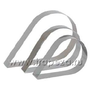 Кольцо (форма) СЛЕЗА L 23см w 14,5см h 4см, нерж.сталь