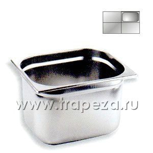 Гастроемкость GN1/4х20 нерж.сталь