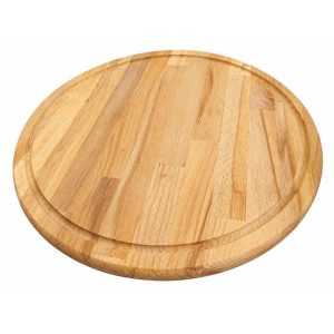 Доска для пиццы D 40см с бороздкой дерево PIZZA-BOARD-400-WOOD