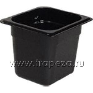 Гастроемкость GN1/6х150 поликарбонат черный