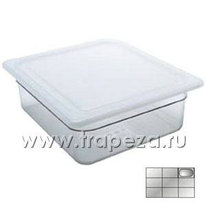 Крышка для гастроемкости GN1/9 герметичная поликарбонат