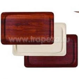 Поднос L 36см w 46см многослойный, стеклопластик цвет береза