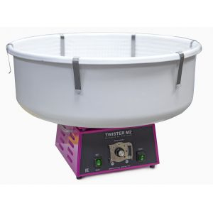 Аппарат сахарной ваты, вертикальная подача, 5кг/ч, ловитель пластик D500мм, ТЭН, настольный, корпус золотистый (б/у (бывший в употреблении)) RoboLabs 288428